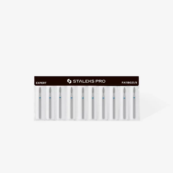Fresa manicura Punta Diamante «Flama Afilada» 2.1mm Staleks #32 SKU: FA11B021/8 - Imagen 3