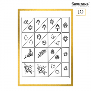 Plantilla para aerografía y diseño de uñas Smalteks 10