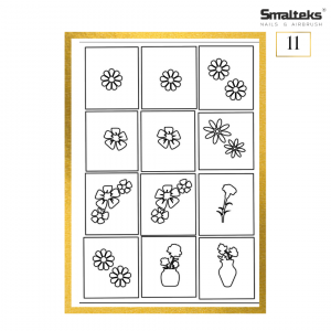 Plantilla para aerografía y diseño de uñas Smalteks 11