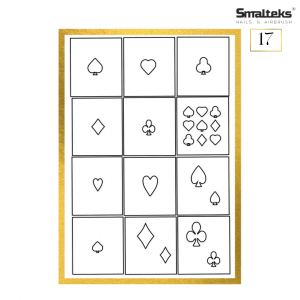 Plantilla para aerografía y diseño de uñas Smalteks 17