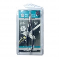Tijeras Zinger de presión 13mm Premium - cutícula y cejas