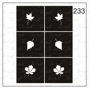 Plantilla para aerografía y diseño de uñas Nº 233