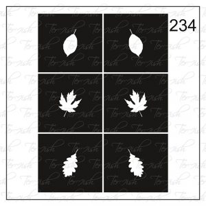 Plantilla para aerografía y diseño de uñas Nº 234