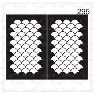 Plantilla para aerografía y diseño de uñas Nº 295