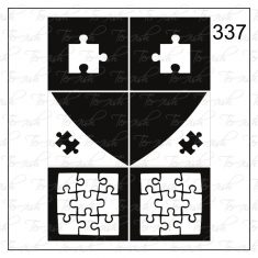 Plantilla para aerografía y diseño de uñas Nº 337