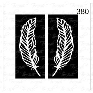 Plantilla para aerografía y diseño de uñas Nº 380