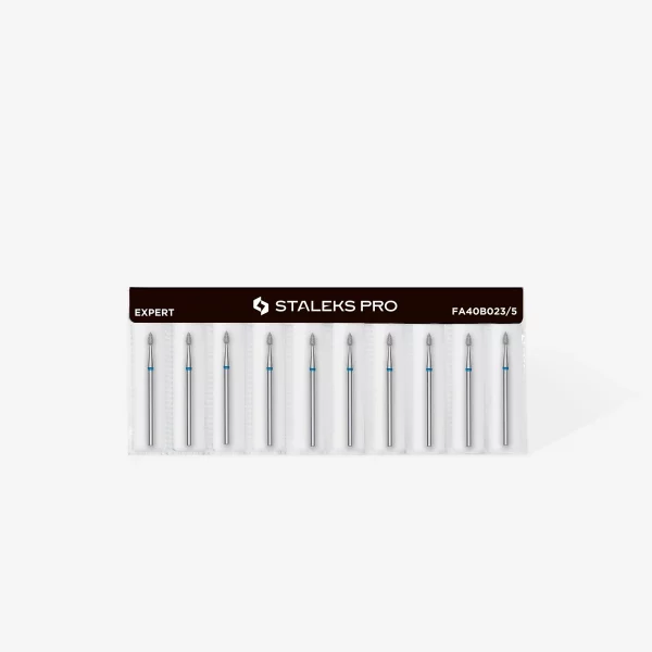 Fresa Manicura Punta Diamante, «Gota» 2.3mm Staleks #25 SKU: FA40B023/5 - Imagen 3