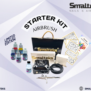 Kit Start completo aerografía en manicura negro (edición limitada) Smalteks