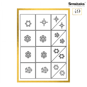 Plantilla para aerografía y diseño de uñas Smalteks 49
