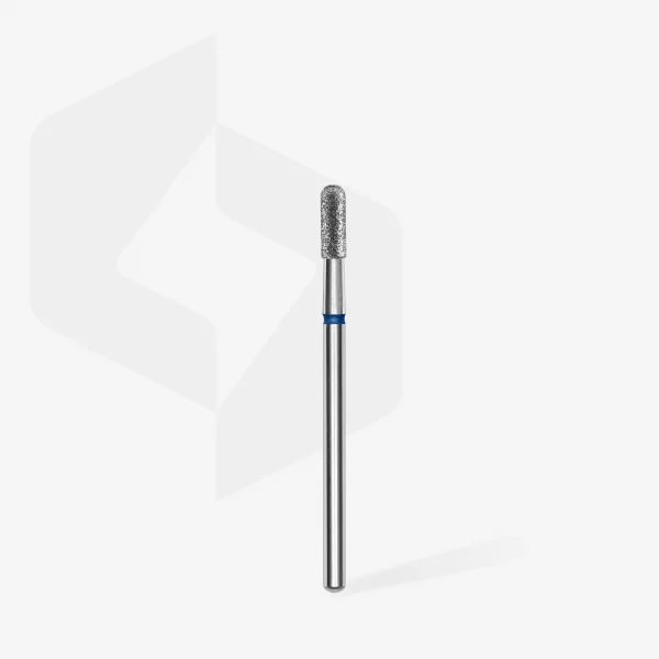 Fresa manicura Diamante Cilíndrica Redondeada Azul EXPERT Diámetro De 2,3mm / Parte de Trabajo de 6,5mm Staleks #33 SKU: FA30B023/6.5 - Imagen 2