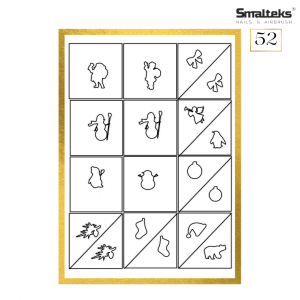 Plantilla para aerografía y diseño de uñas Smalteks 52