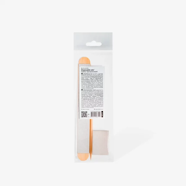 Set Desechable STALEKS PRO (PapmAm Mix En Una Base De Madera grano 100/180, Pulidor grano 180/240, Palito De Naranjo De 110mm) Staleks NFS-30 - Imagen 2