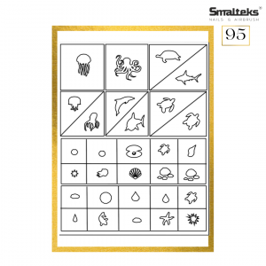 Plantilla para aerografía y diseño de uñas Smalteks 95