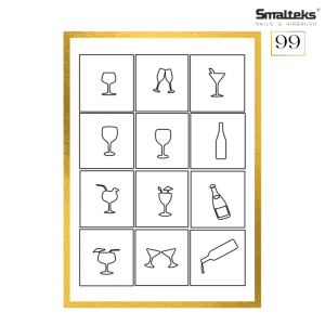 Plantilla para aerografía y diseño de uñas Smalteks 99