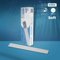 Limas Desechables Blancas De PapmAm (Con Capa De Espuma Suave) EXPERT 20 (25 Unidades) Staleks DFCE-20-180/25W