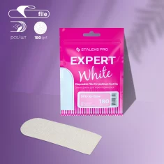 Limas Desechables Blancas Para Lima Metálica De Pedicura EXPERT 10 Staleks DFE-10-180W