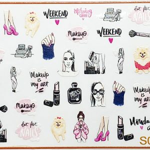 Pegatinas S016 Nika Nagel