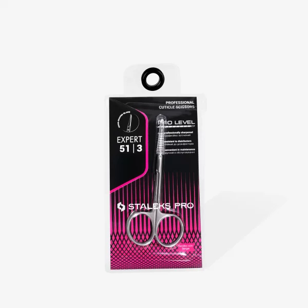 Tijeras Profesionales Con Ganchito Para Cutícula EXPERT 51 TYPE 3 Staleks SE-51/3 - Imagen 5
