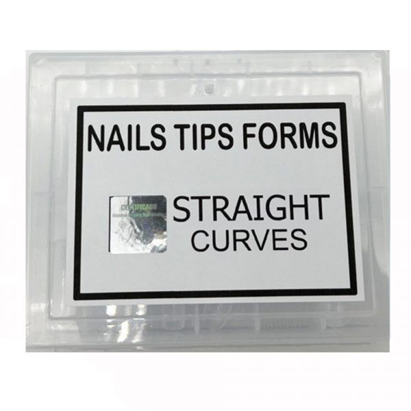 Tips Nails Forms "Straight Curves" Illusion Beauty - Imagen 2