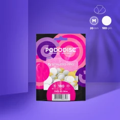 Recambios Blancos Con Una Capa De Espuma Suave Para El Disco De Pedicura PODODISC STALEKS PRO M (50 Unidades) (Grano 180) Staleks PDFS-20-180W