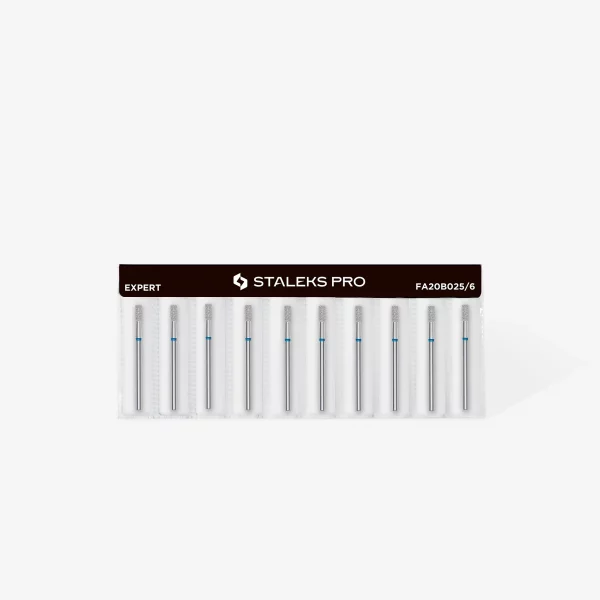 Fresa manicura Punta Diamante, «Cilindro» 2.5mm Staleks #29 SKU: FA20B025/6 - Imagen 3
