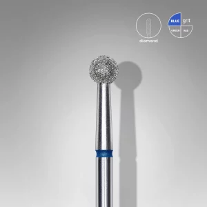 Fresa manicura Punta Diamante, «Bola» 4mm Staleks #28 SKU: FA01B040