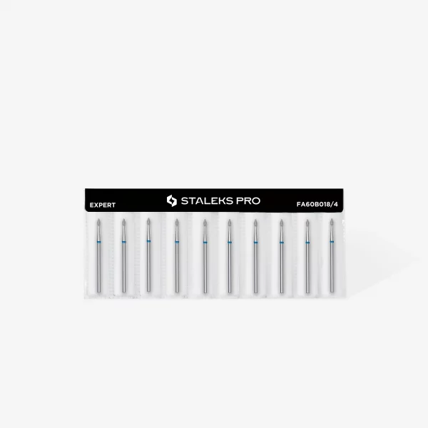 Fresa manicura Punta Diamante, «Mazorca Puntiaguda» 1.8 Mm Staleks #31 SKU: FA60B018/4 - Imagen 3