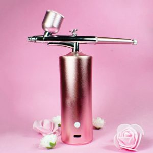 Aerógrafo portátil recargable rosa illusion beauty airPRO