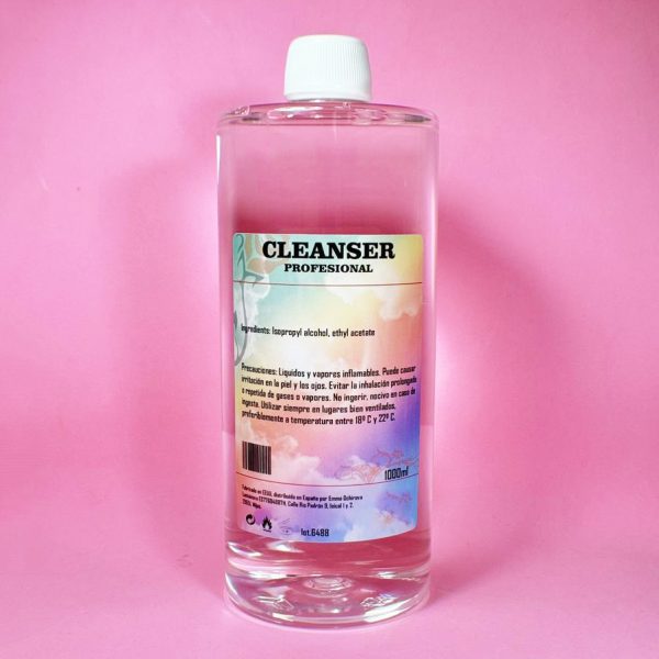 Cleanser profesional para trabajar el PolyGel illusion beauty - 1000ml