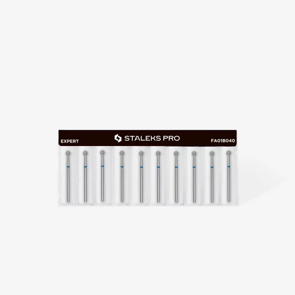 Fresa manicura Punta Diamante, «Bola» 4mm Staleks #28 SKU: FA01B040 - Imagen 3
