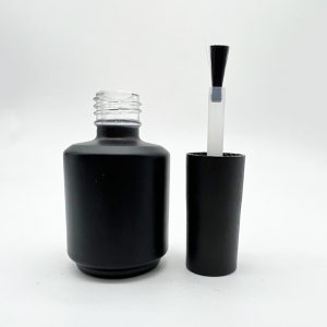 Botella negro mate vacía 15ml