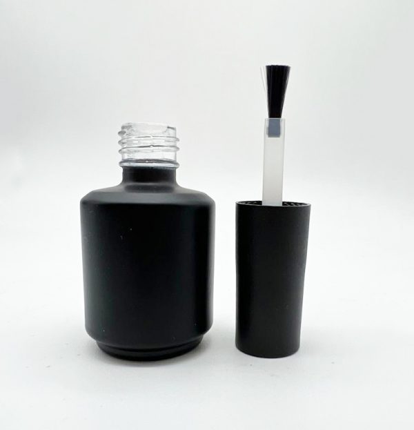 Botella negro mate vacía 15ml
