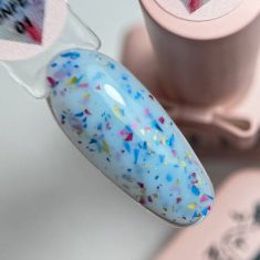 Base Rubber Confeti 01 illusion beauty - 10ml