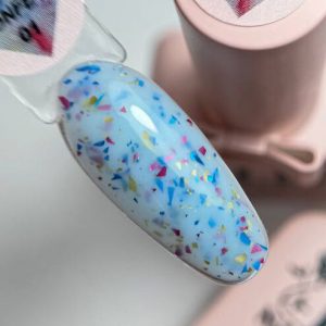 Base Rubber Confeti 01 illusion beauty - 10ml