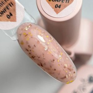 Base Rubber Confeti 04 illusion beauty - 10ml