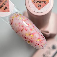 Base Rubber Confeti 05 illusion beauty - 10ml