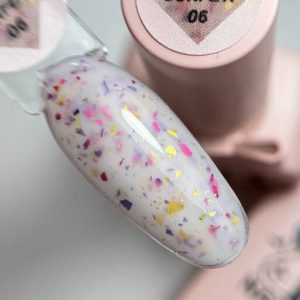 Base Rubber Confeti 06 illusion beauty - 10ml