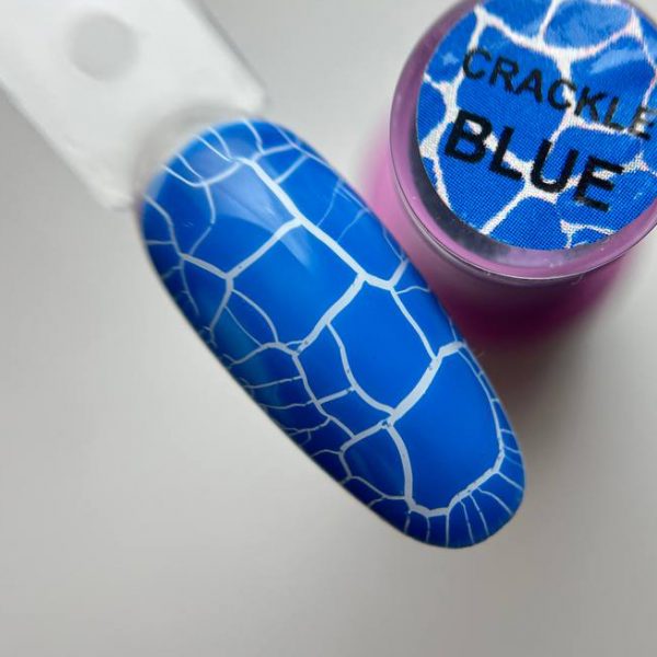 Crackle Blue illusion beauty Nails - 5ml