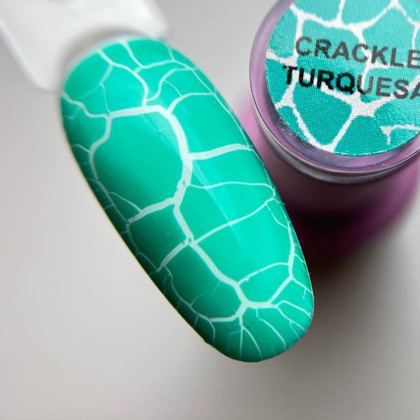 Crackle Turquesa illusion beauty Nails - 5ml