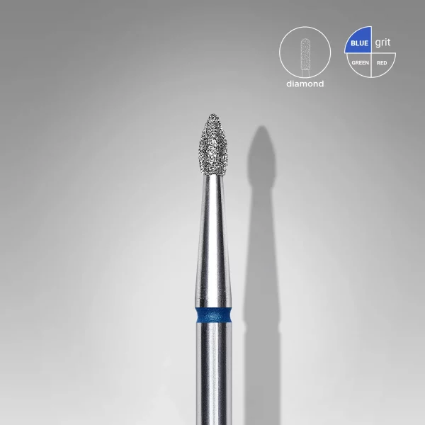 Fresa manicura Punta Diamante, «Mazorca Puntiaguda» 1.8 Mm Staleks #31 SKU: FA60B018/4