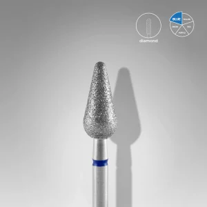 Fresa manicura Diamante «Pera Redondeada» 5mm Staleks #37 SKU: FA101B050/12