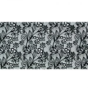 Foil Encaje Negro 1 - 100cm