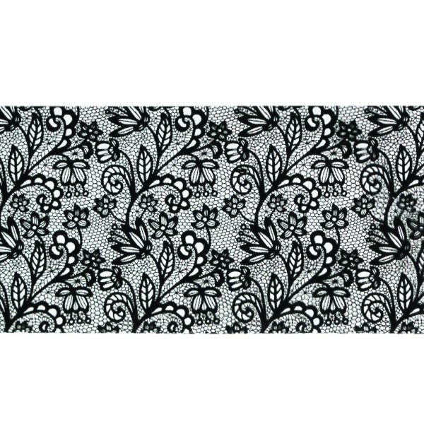 Foil Encaje Negro 1 - 100cm