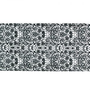 Foil Encaje Negro 13 - 100cm