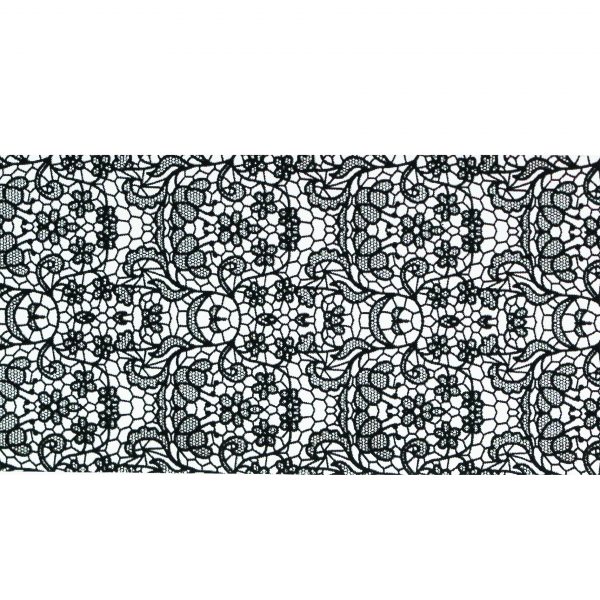 Foil Encaje Negro 13 - 100cm