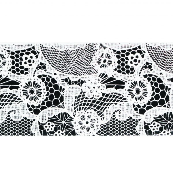 Foil Encaje Negro 14 - 100cm