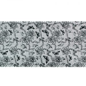 Foil Encaje Negro 15 - 100cm