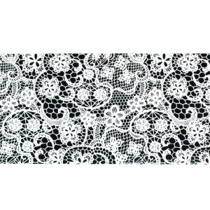 Foil Encaje Negro 2 - 100cm