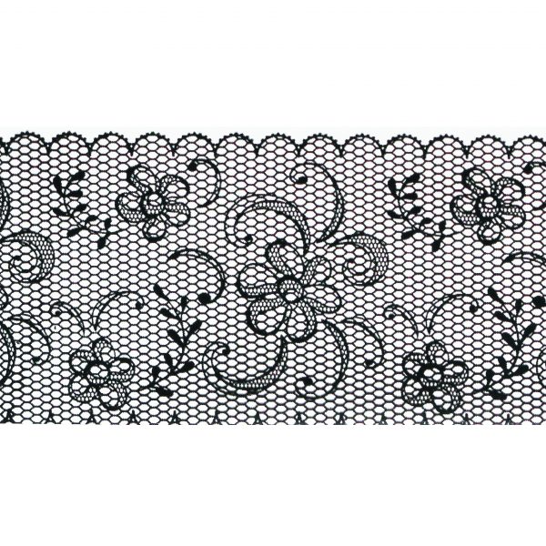 Foil Encaje Negro 4 - 100cm