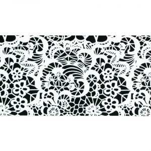 Foil Encaje Negro 6 - 100cm